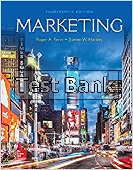 marketing 14th edition kerin test bank