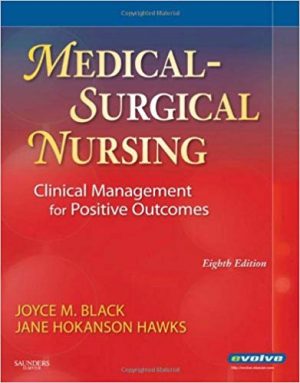 medical surgical nursing clinical management for positive outcomes single volume 8th edition black test bank