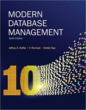 modern database management 10th edition hoffer solutions manual
