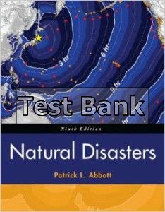 natural disasters 9th edition abbott test bank