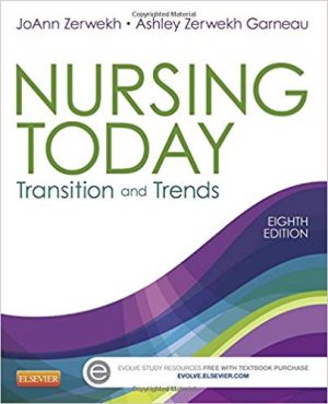 nursing today transition and trends 8th edition zerwekh test bank