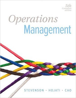 operations management canadian 5th edition stevenson test bank