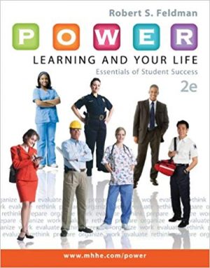 p.o.w.e.r. learning and your life essentials of student success 2nd edition feldman test bank