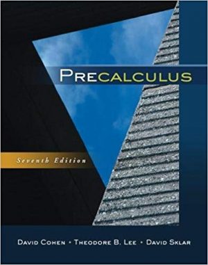 precalculus 7th edition cohen test bank