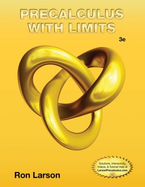 precalculus with limits 3rd edition larson solutions manual
