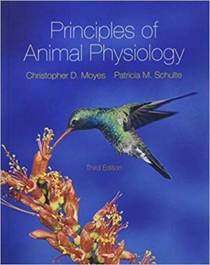 principles of animal physiology 3rd edition moyes test bank