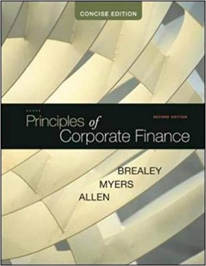 principles of corporate finance concise 2nd edition brealey solutions manual
