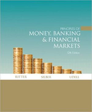 principles of money banking and financial markets 12th edition ritter test bank