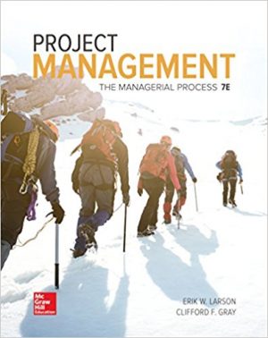 project management the managerial process 7th edition larson solutions manual