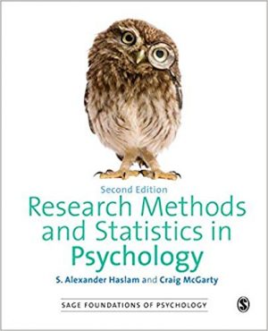 research methods and statistics in psychology 2nd edition haslam test bank