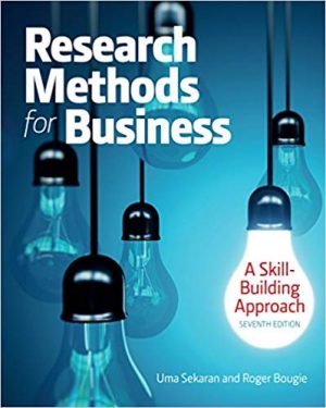 research methods for business a skill building approach 7th edition sekaran test bank