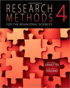 research methods for the behavioral sciences 4th edition gravetter test bank