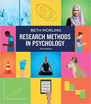 research methods in psychology evaluating a world of information 3rd edition morling test bank