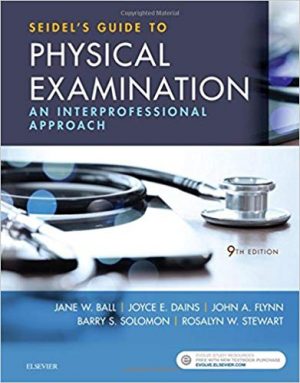 seidels guide to physical examination 9th edition ball test bank