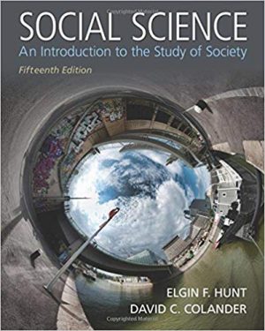 social science an introduction to the study of society 15th edition hunt test bank