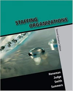 staffing organizations canadian 2nd edition heneman test bank