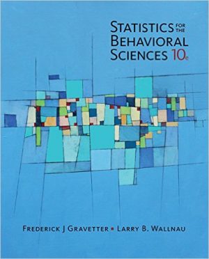 statistics for the behavioral sciences 10th edition gravetter test bank