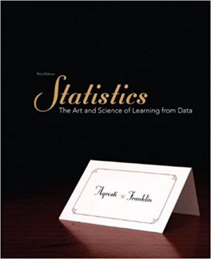 statistics the art and science of learning from data 3rd edition agresti solutions manual