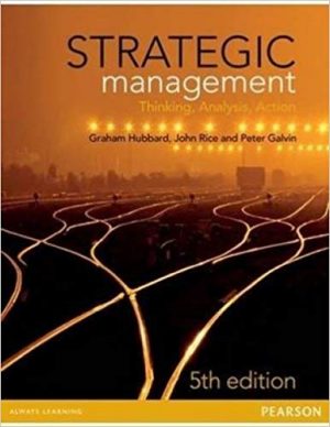strategic management 5th edition hubbard test bank