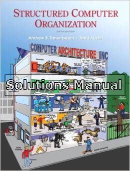 structured computer organization 6th edition tanenbaum solutions manual