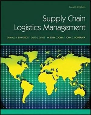 supply chain logistics management 4th edition bowersox test bank