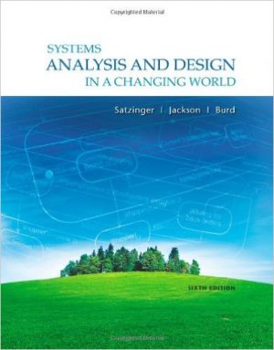 systems analysis and design in a changing world 6th edition satzinger solutions manual