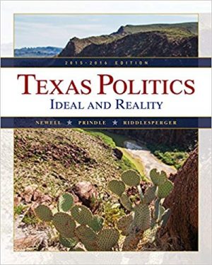 texas politics 2015 2016 13th edition newell test bank