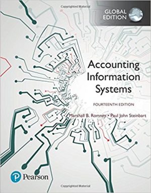 accounting information systems global 14th edition romney solutions manual