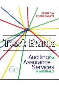 auditing and assurance services in australia 6th edition louwers test bank