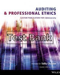 auditing and professional ethics cquniversity 1st edition chaplin test bank