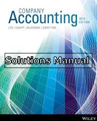 company accounting 10th edition leo solutions manual