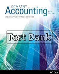 company accounting 10th edition leo test bank