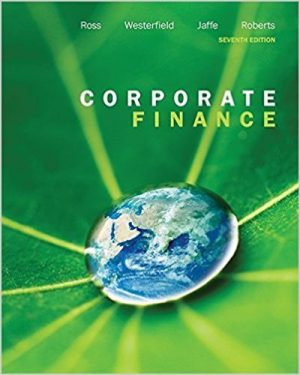 corporate finance canadian 7th edition ross test bank