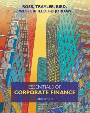 essentials of corporate finance australian 3rd edition ross solutions manual