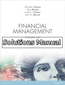 financial management principles and applications 7th edition titman solutions manual