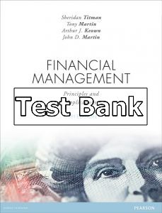 financial management principles and applications 7th edition titman test bank