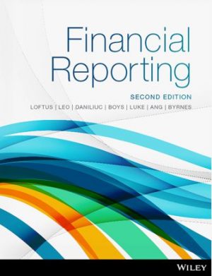 financial reporting 2nd edition loftus solutions manual