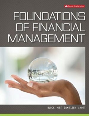 foundations of financial management canadian 11th edition block solutions manual