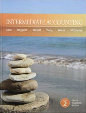 intermediate accounting volume 2 canadian 10th edition kieso solutions manual