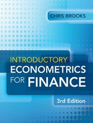 introductory econometrics for finance 3rd edition brooks solutions manual