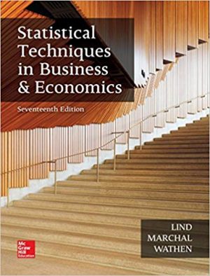statistical techniques in business and economics 17th edition lind test bank