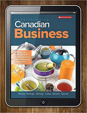 understanding canadian business canadian 9th edition nickels solutions manual