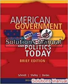 american government and politics today brief edition 2014 2015 8th edition schmidt solutions manual