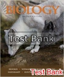 biology canadian canadian 2nd edition brooker test bank