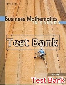business mathematics in canada 8th edition jerome test bank