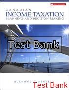 canadian income taxation 2015 2016 1st edition buckwold test bank