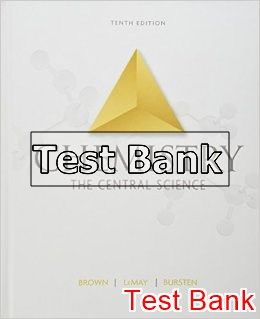 chemistry the central science 10th edition brown test bank
