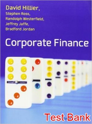 corporate finance european 2nd edition hillier test bank