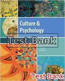culture and psychology 5th edition matsumoto test bank