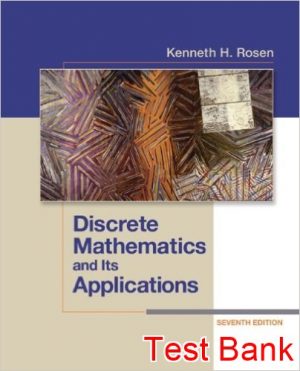 discrete mathematics and its applications 7th edition rosen test bank